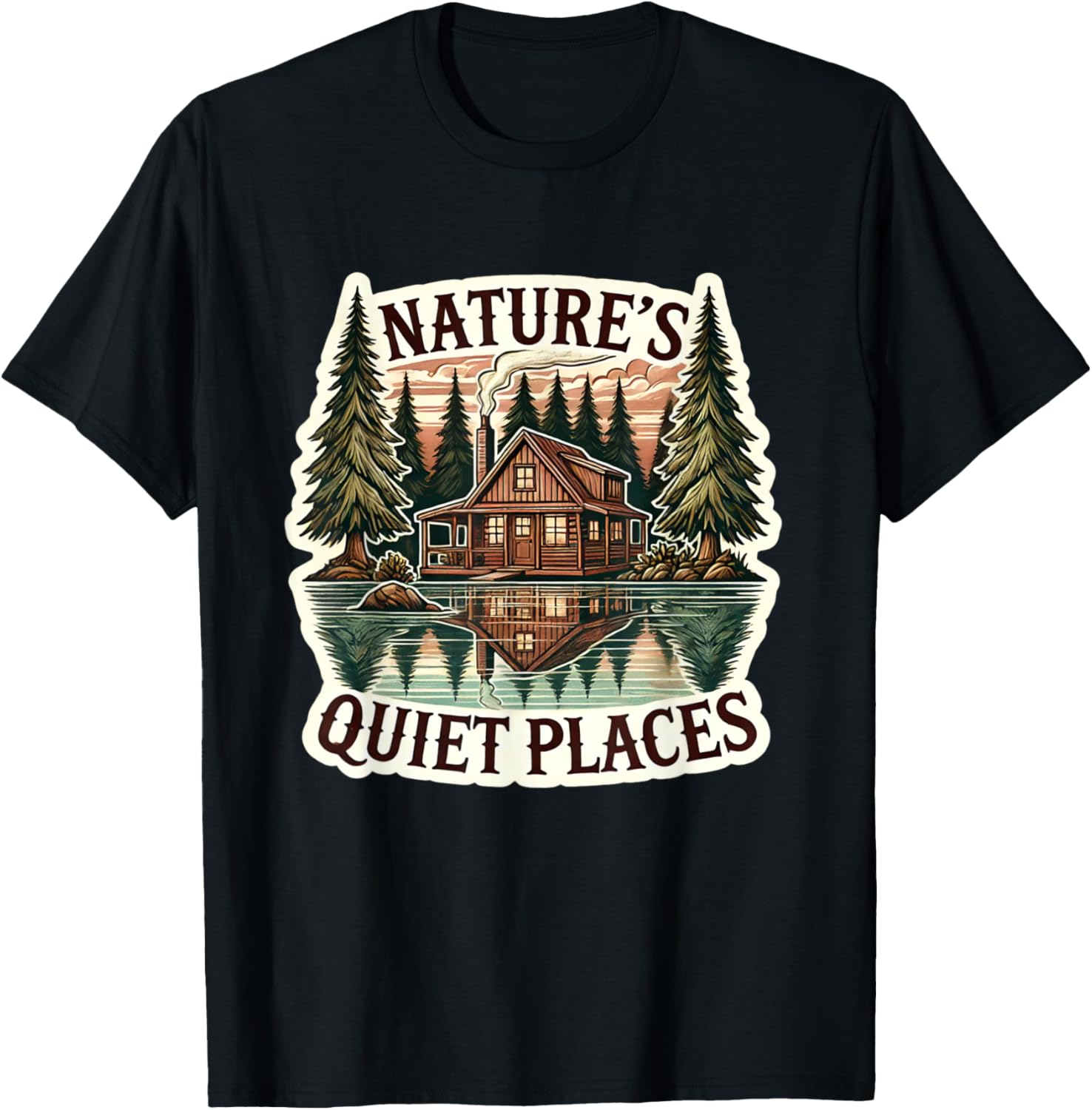 Nature's Quiet Places Peaceful Cabin Forest Lake Design