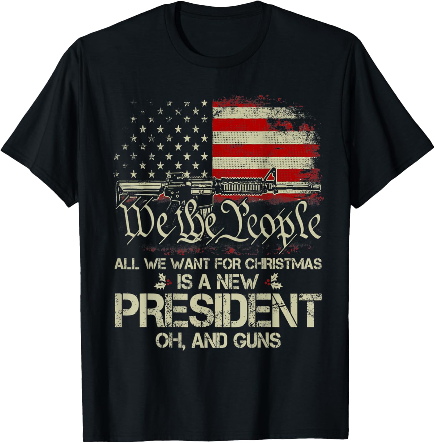All We Want Christmas Is A New President Oh Guns