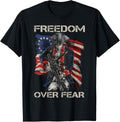 Freedom Over Fear 2Nd Amendment Funny Gun Owner Joke