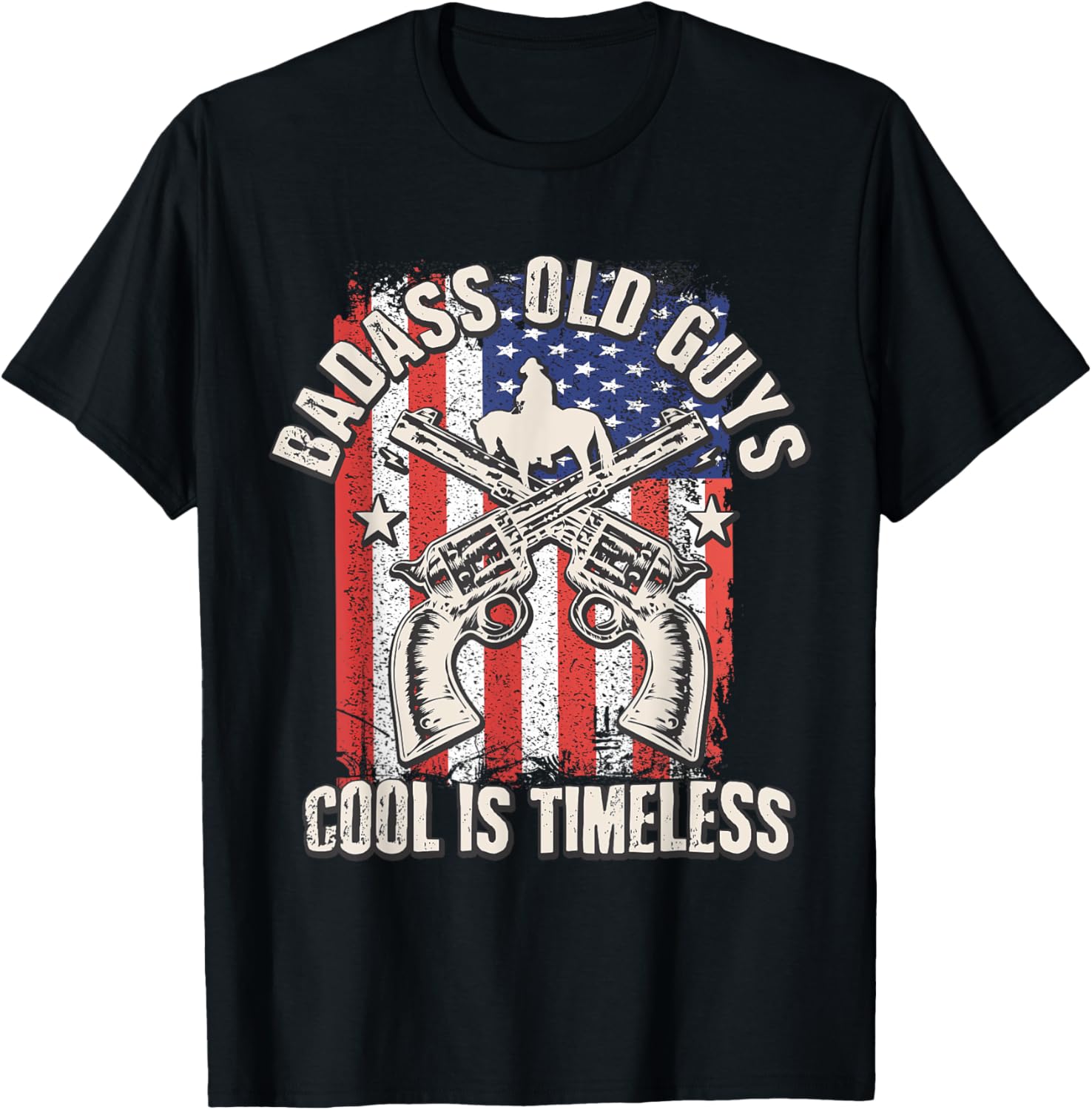 Badass Old Guys Cool Is Timeless Six Gun Cowboy