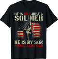 Mens Proud Army Dad Soldier Son Gun Lovers Fathers Day