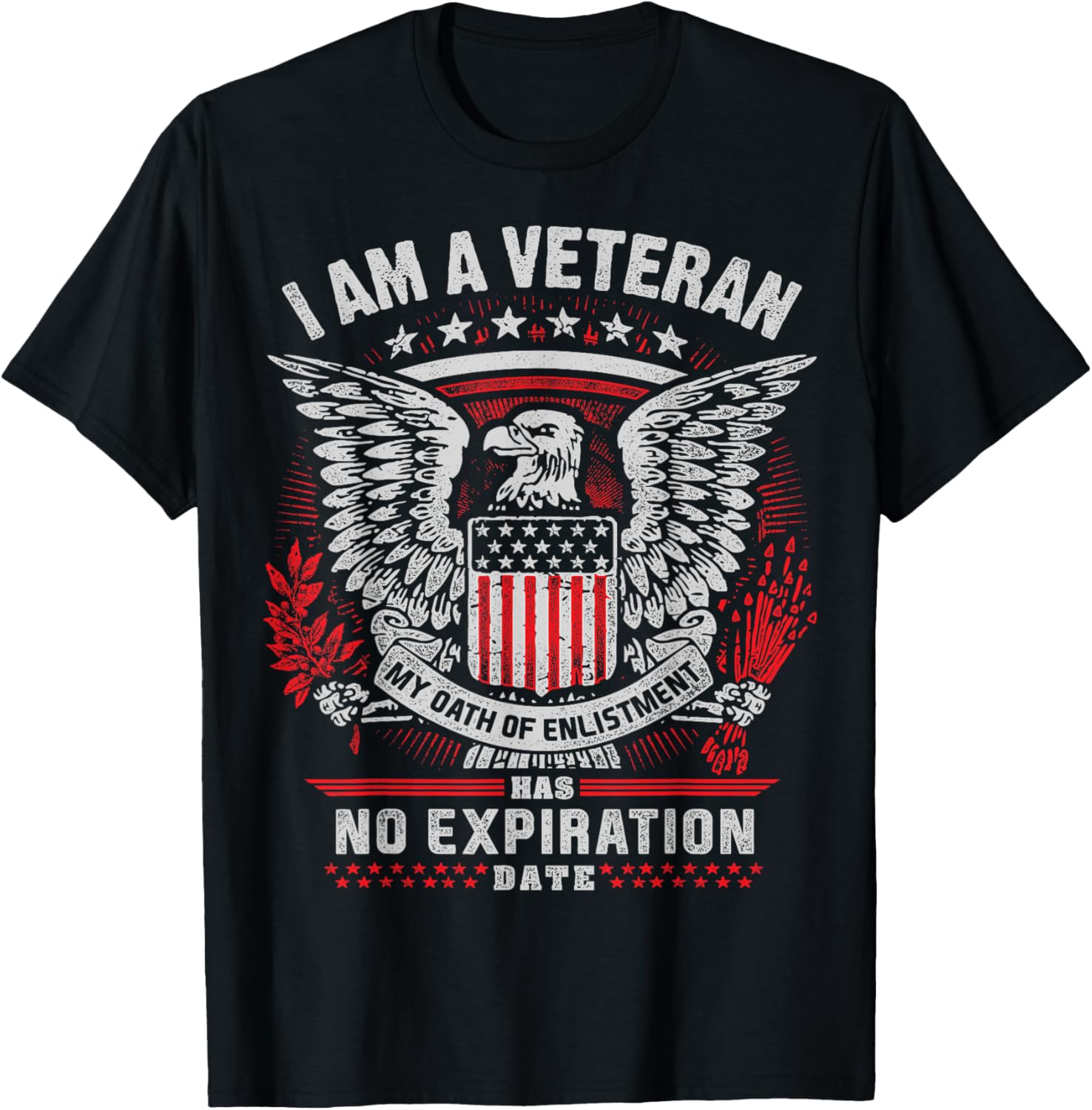 Veteran Oath Of Enlistment Tee For Gun Enthusiast