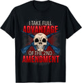 2Nd Amendment Gun Rights Skull Patriotic Guns Men