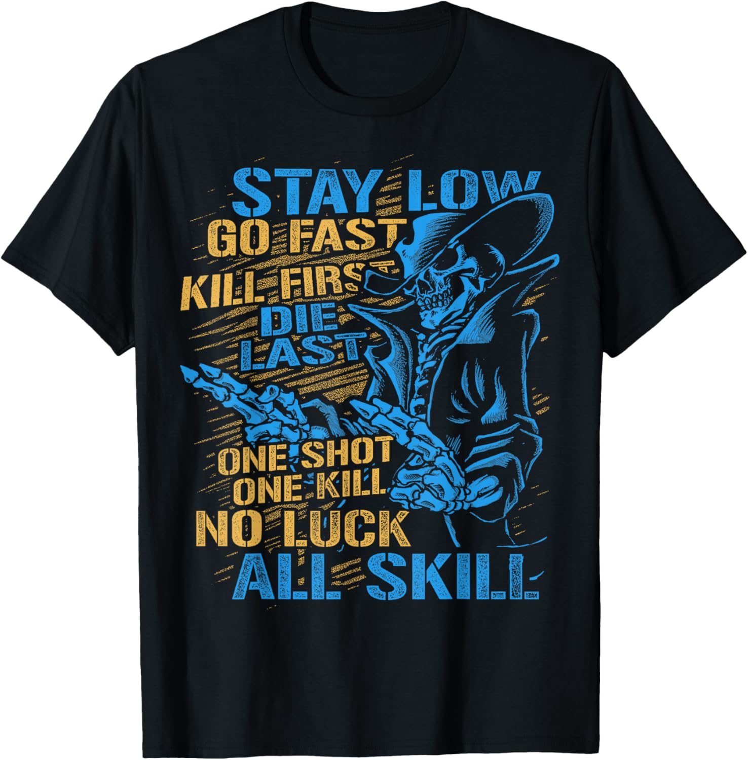Gun Control Stay Low Tee For Gun Enthusiast