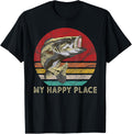 My Happy Place Lake Fishing Gifts for Men