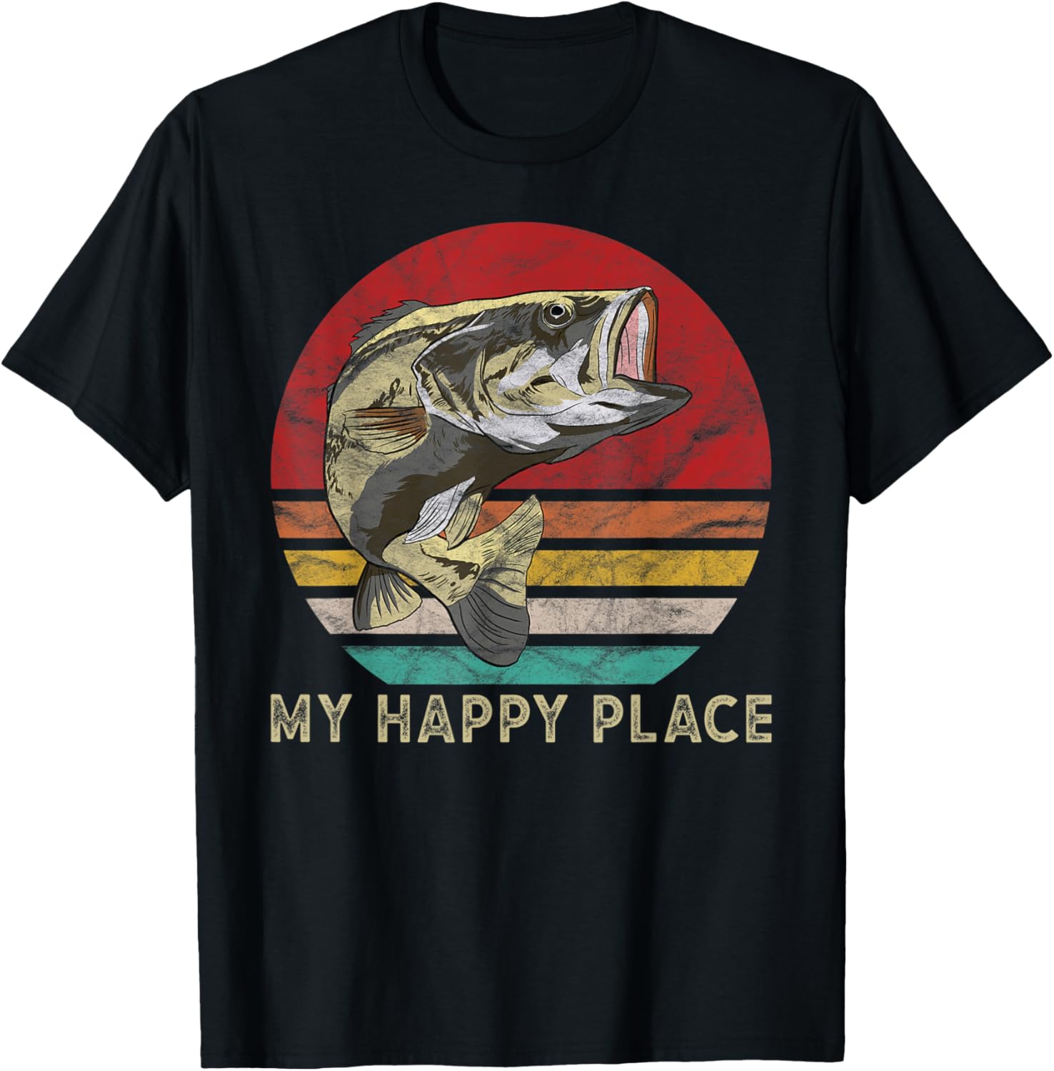 My Happy Place Lake Fishing Gifts for Men
