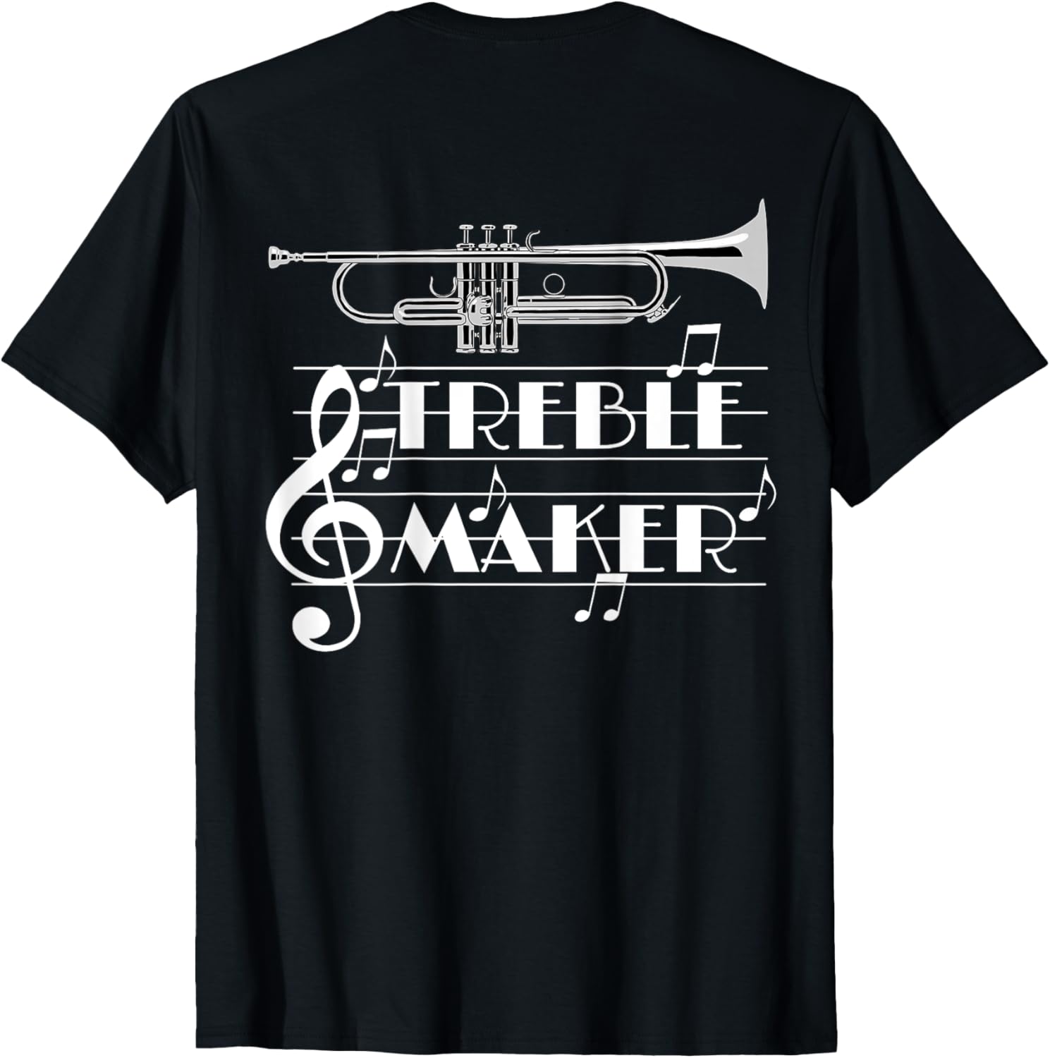 Funny Trumpet Treble Maker Clef Music