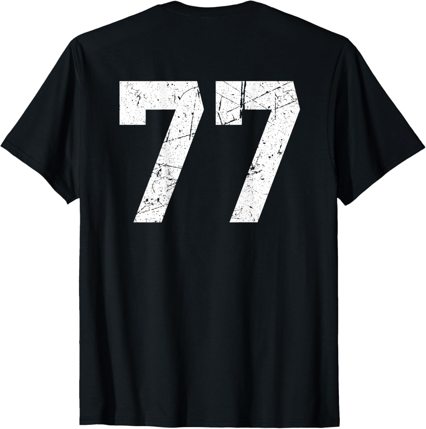 Jersey Uniform Number #77 Athletic Style, 77th Place