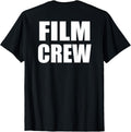FILM CREW Bold Plain Text Print On Back