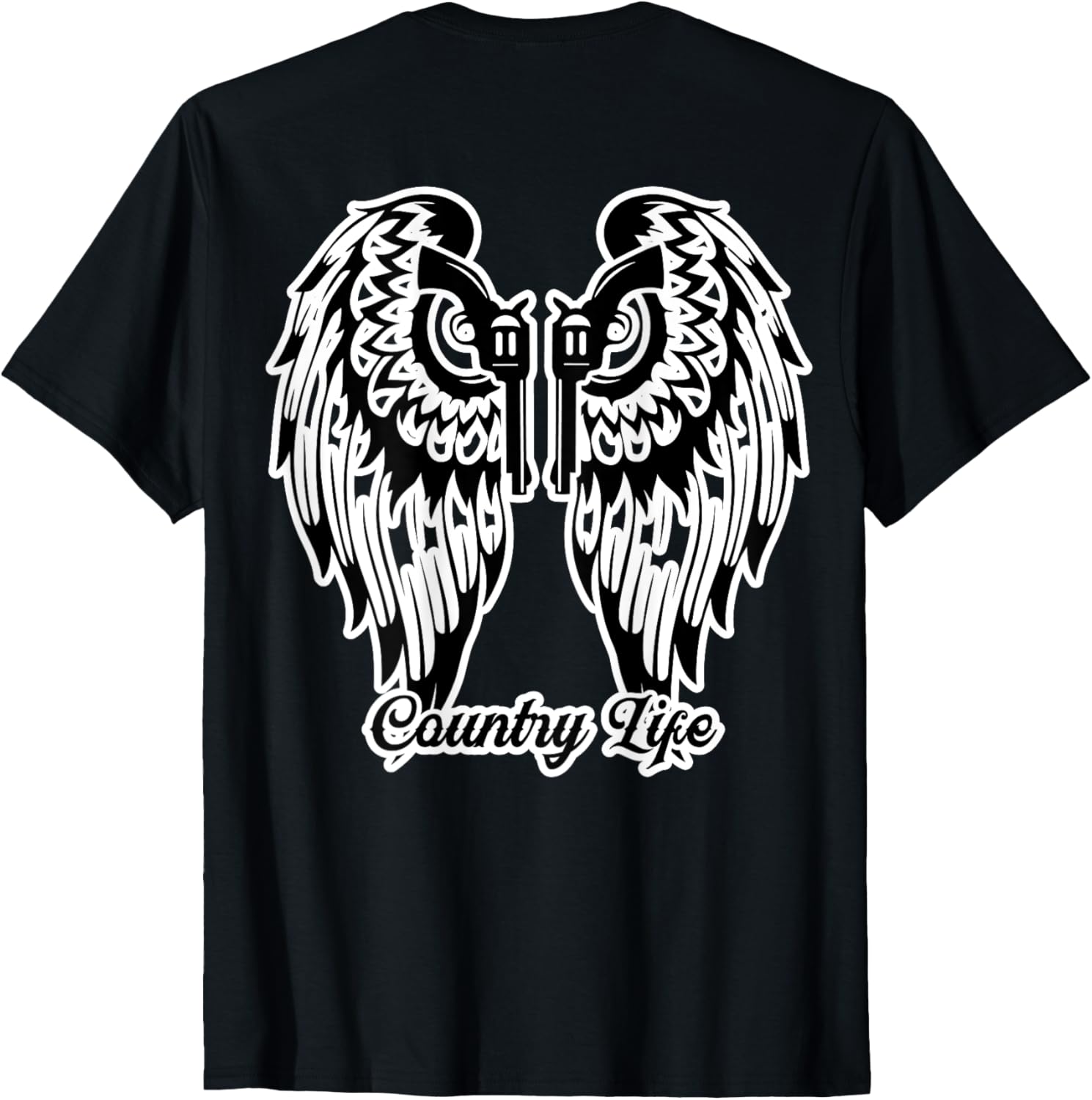 Angels Country Life Gun Rights Second Amendment T Shirt