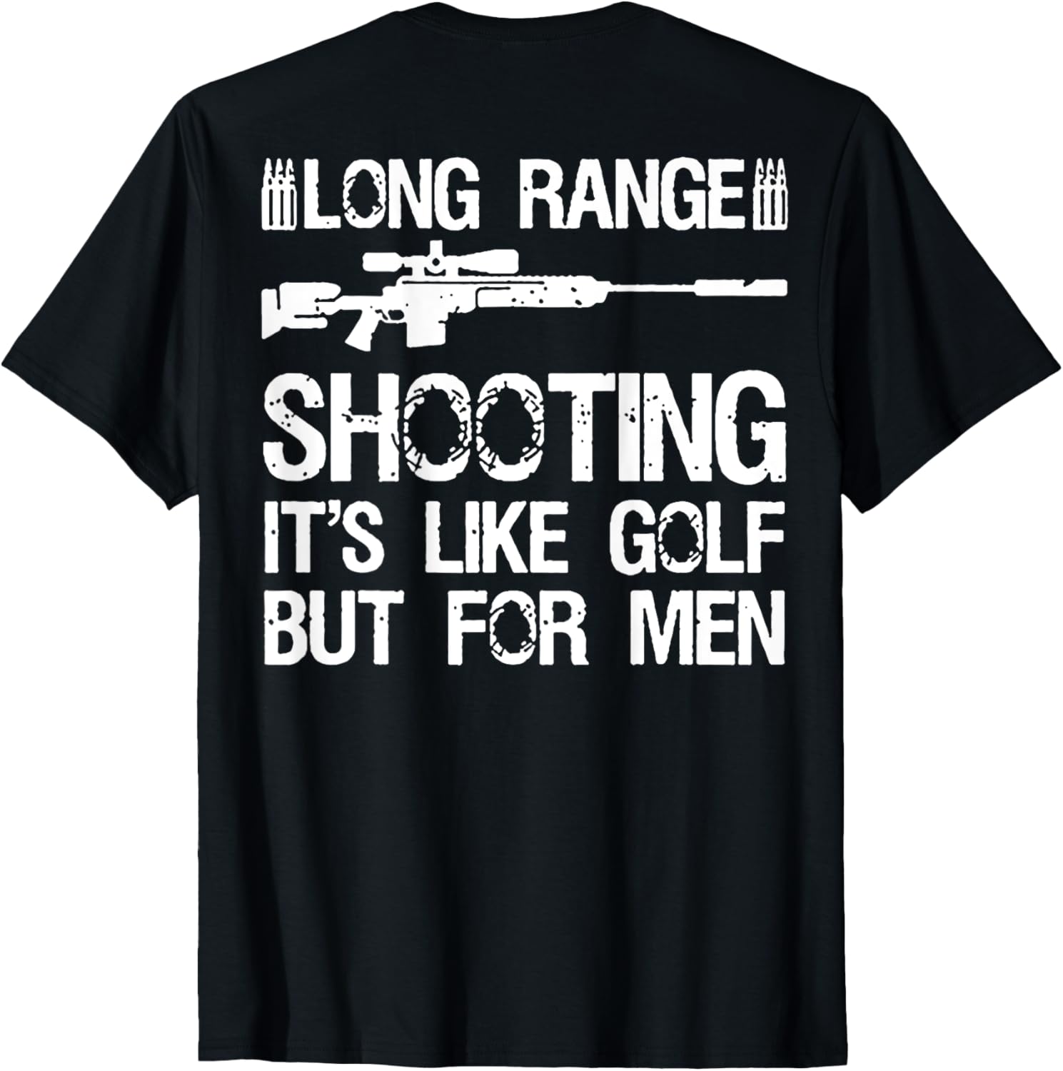 Long Range Shooting Its Like Golf But Men On Back