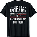 Just A Regular Mom Raising Wolves Not Sheep Gun On Back