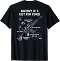 Funny Anatomy Of A Pew Pewer On Back Funny Rifle Gun Meme