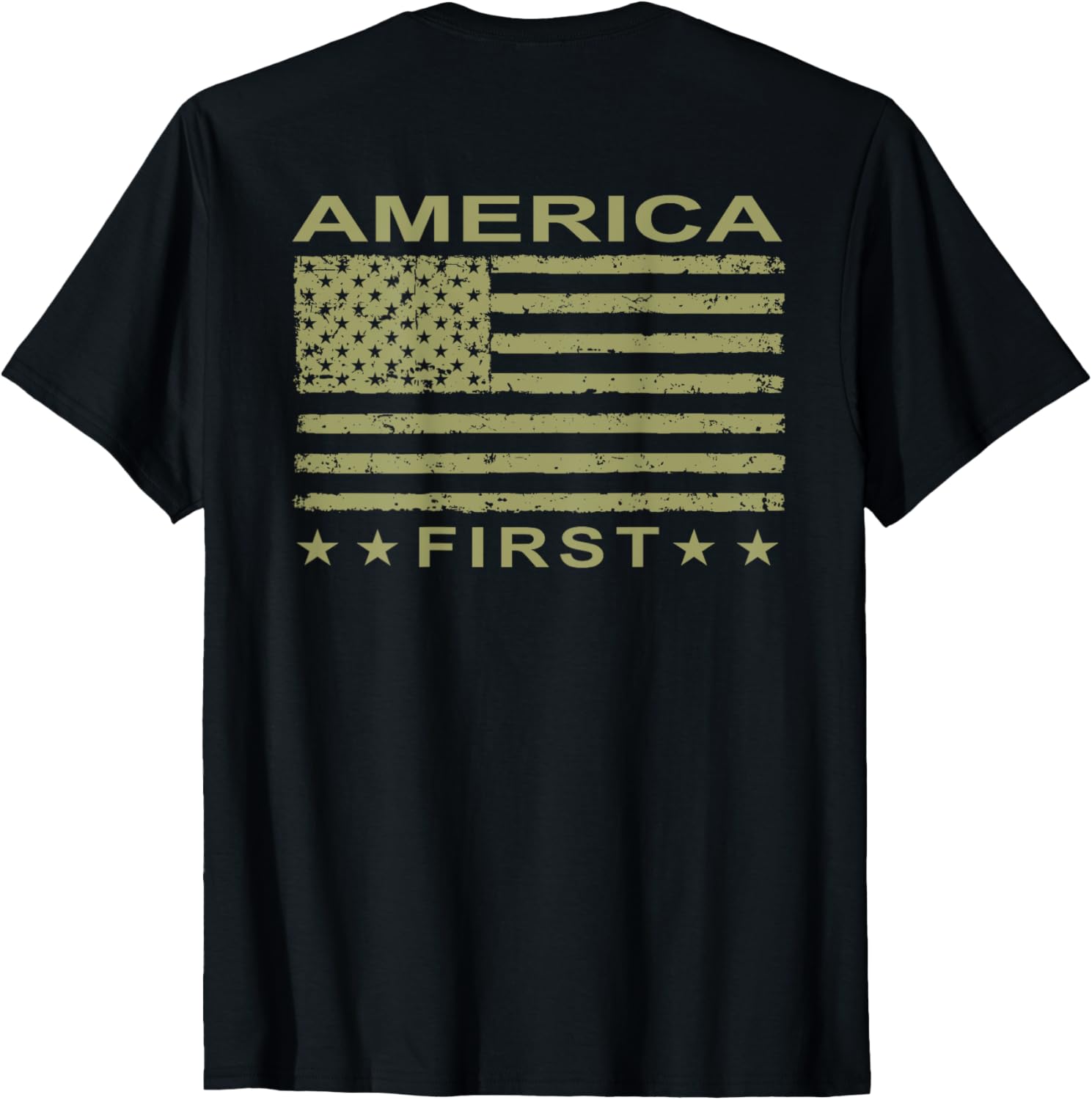 Distressed American Usa Flag America First