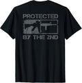 Protected By 2Nd Amendment 2A Pro Guns Ar15 On Back
