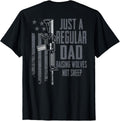 Just A Regular Dad Raising Wolves Not Sheep Guns On Back