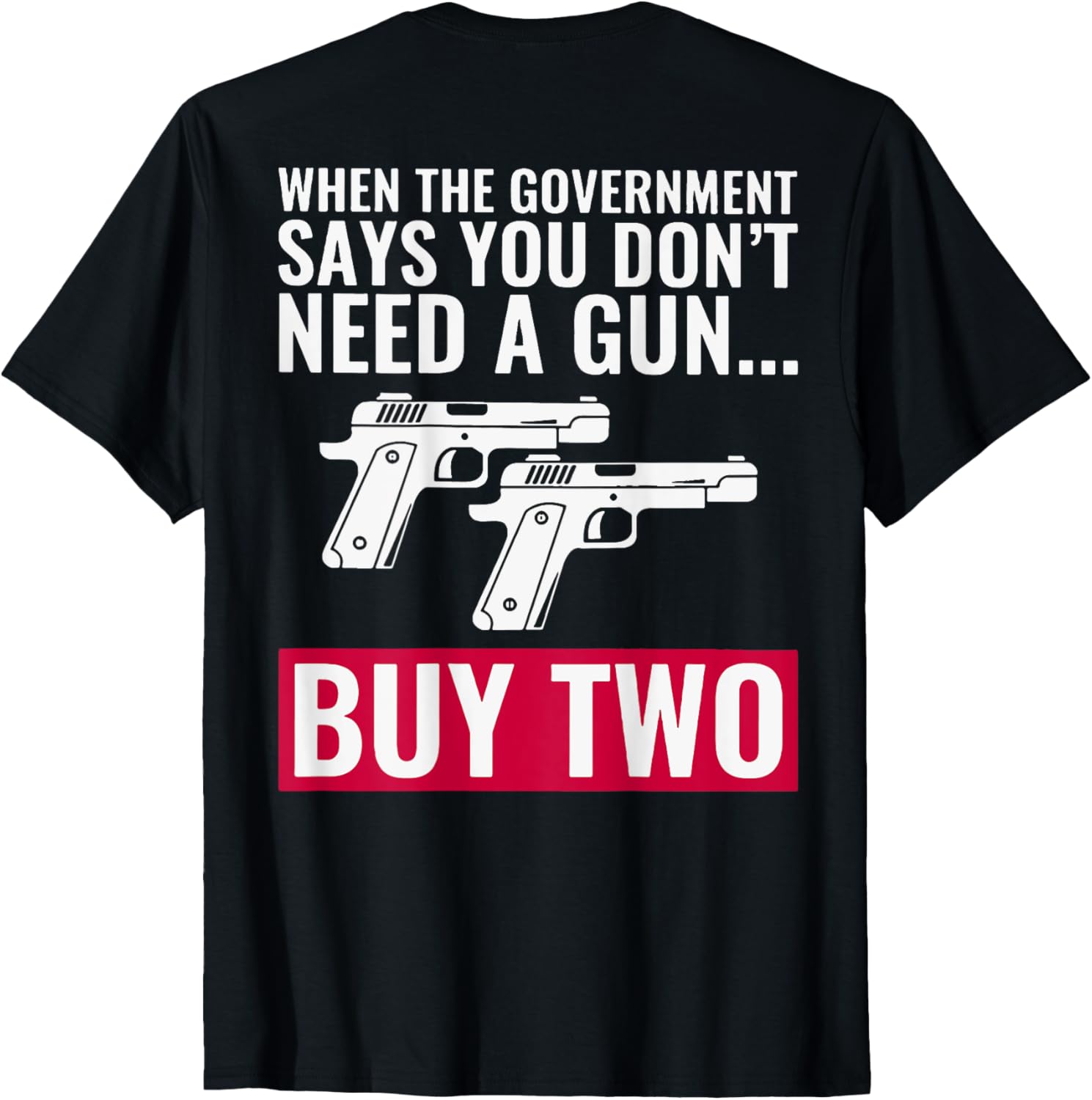 When Government Says You Dont Need A Gun On Back
