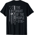 Right Of People 1776 2Nd Amendment Pro Gun On Back