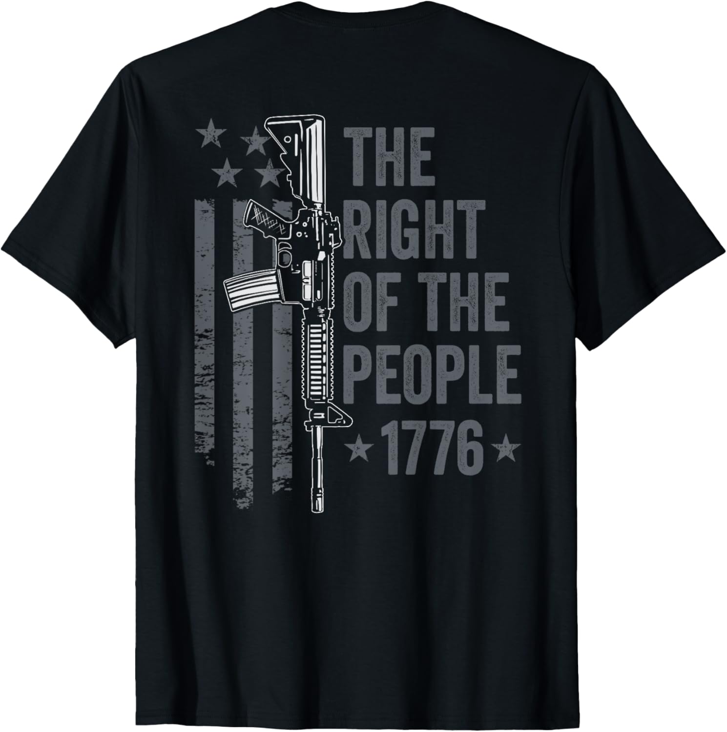 Right Of People 1776 2Nd Amendment Pro Gun On Back
