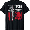 2Nd Amendment Is My Gun Permit Ar 15 Gun Rights Flag