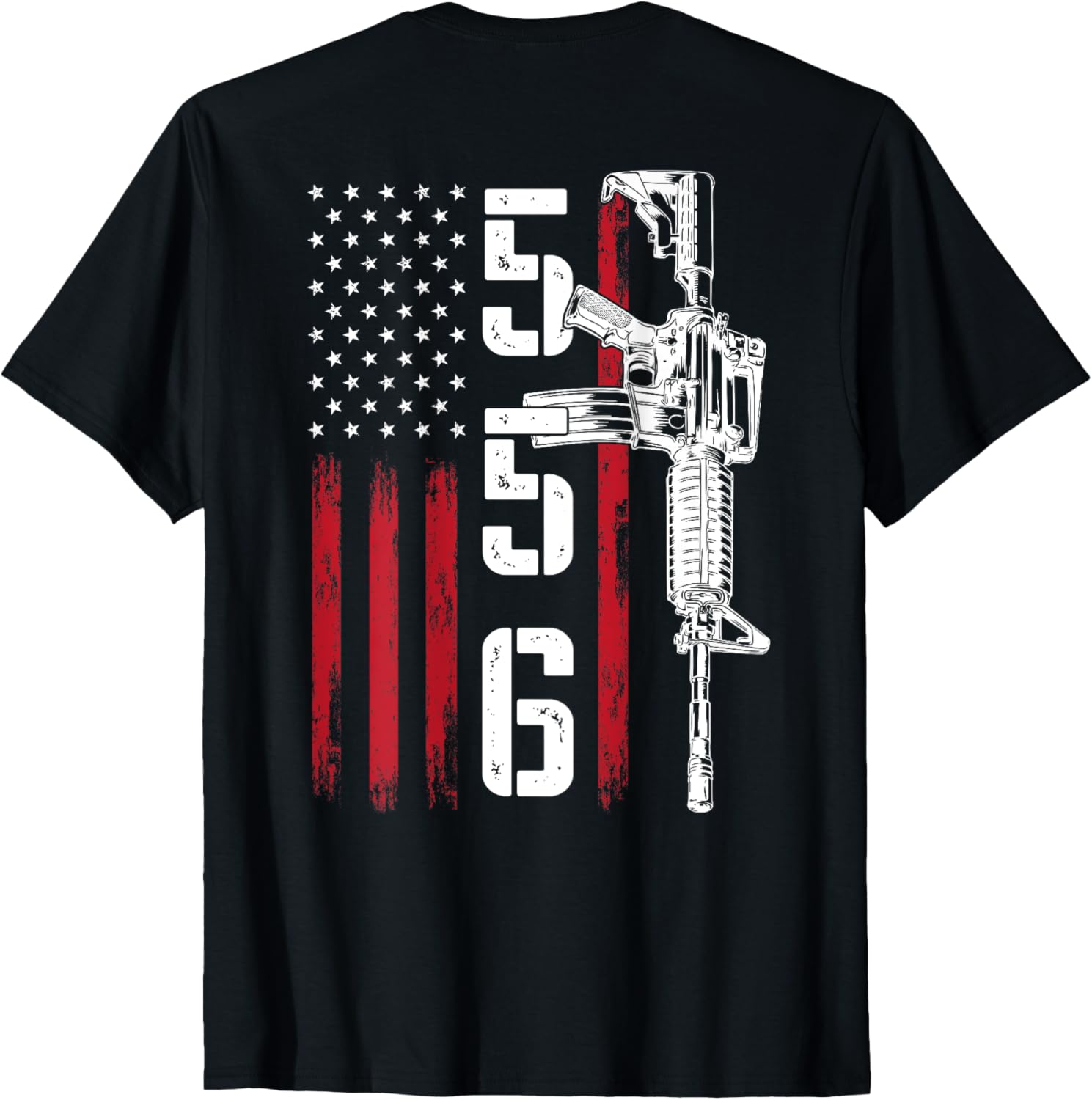 Ar 15 American Flag Ar15 Rifle Sling Gun Owner Back