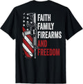 Faith Family Firearms Freedom Pro God Guns Ar15 On Back