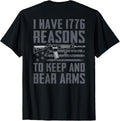 I Have 1776 Reasons To Keep Bear Arms Gun Usa Back