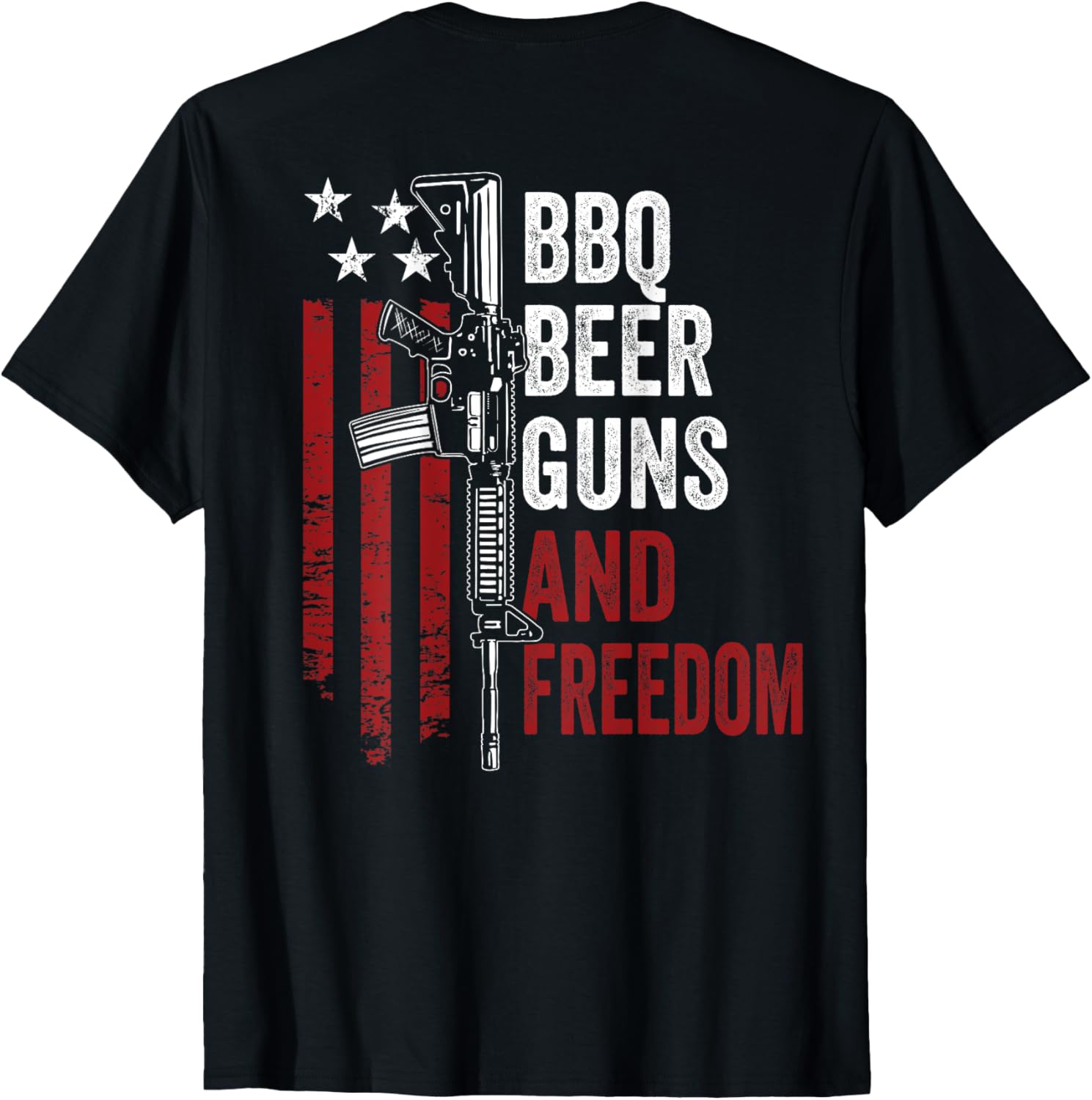 Bbq Beer Guns Freedom Funny Bbq Drinking Gun On Back