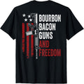 Bourbon Bacon Guns Freedom Bbq Grill Drinking On Back