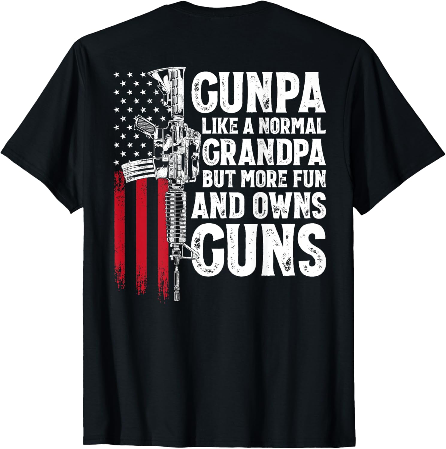 Gunpa Like A Normal Grandpa Fun Owns Guns On Back