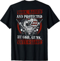 Guts Glory Fun 2Nd Amendment Flag Guns Backside