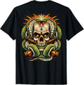 Skull Cobra Ammo Funny 2Nd Amendment Guns Backside