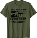 Regular Mom Raising Wolves Not Sheep Pro Gun Womens Ar15