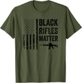 Black Rifles Matter Funny Pro Gun Rights Camo Usa Flag