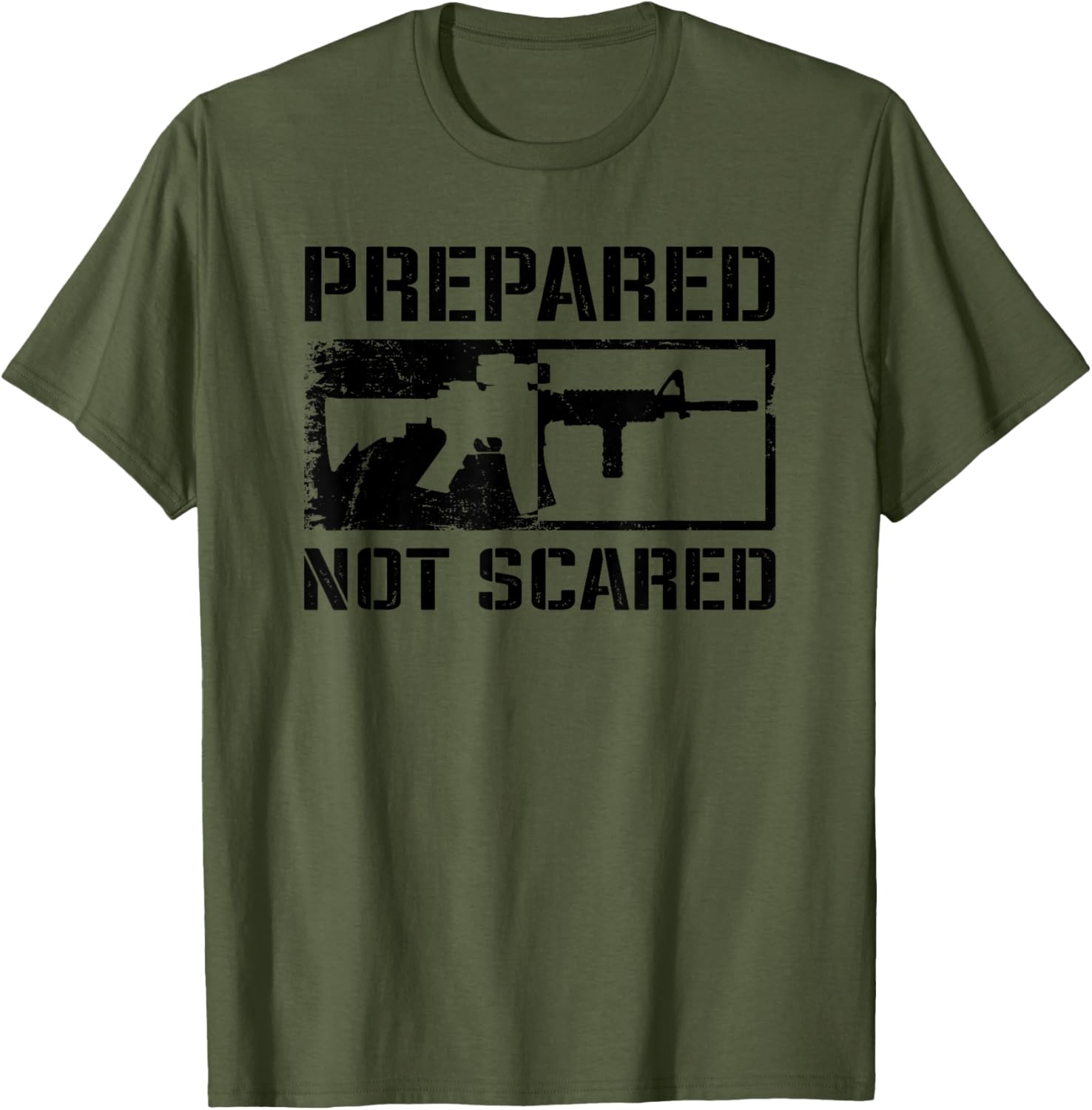Prepared Not Scared Ar15 Rifle 2Nd Amendment Pro Guns Usa