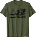 Faith Family Firearms Freedom Camo Usa Flag Pro God Guns