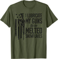 I Lubricate My Guns With Melted Snowflakes Funny Camo Gun