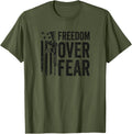 Freedom Over Fear Patriotic 2Nd Amendment Pro Gun Camo Usa