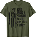 God Guns Guts Glory Camo Pro Gun Patriotic Usa Gun Flag