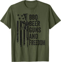 Bbq Beer Guns Freedom Funny Bbq Drinking Usa Camo Gun