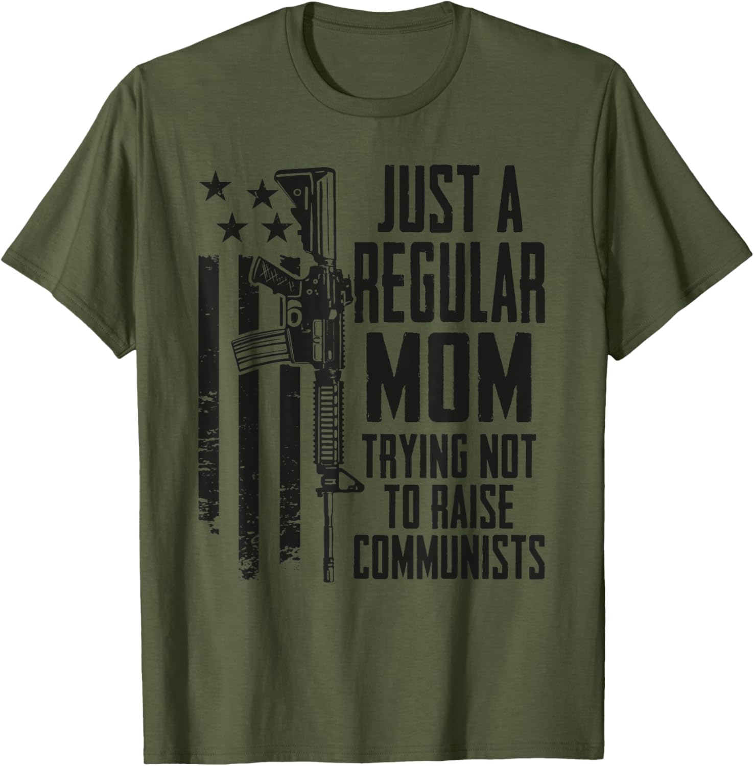 Regular Mom Trying Not To Raise Communists Camo Gun Mama