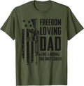 Freedom Loving Dad Patriotic Mens Usa Camo Gun Owner