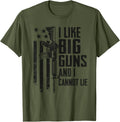 I Like Big Guns I Cannot Lie 2A Pro Gun Camo Funny