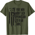 Free Men Dont Ask Permission To Bear Arms Gun Rights Camo