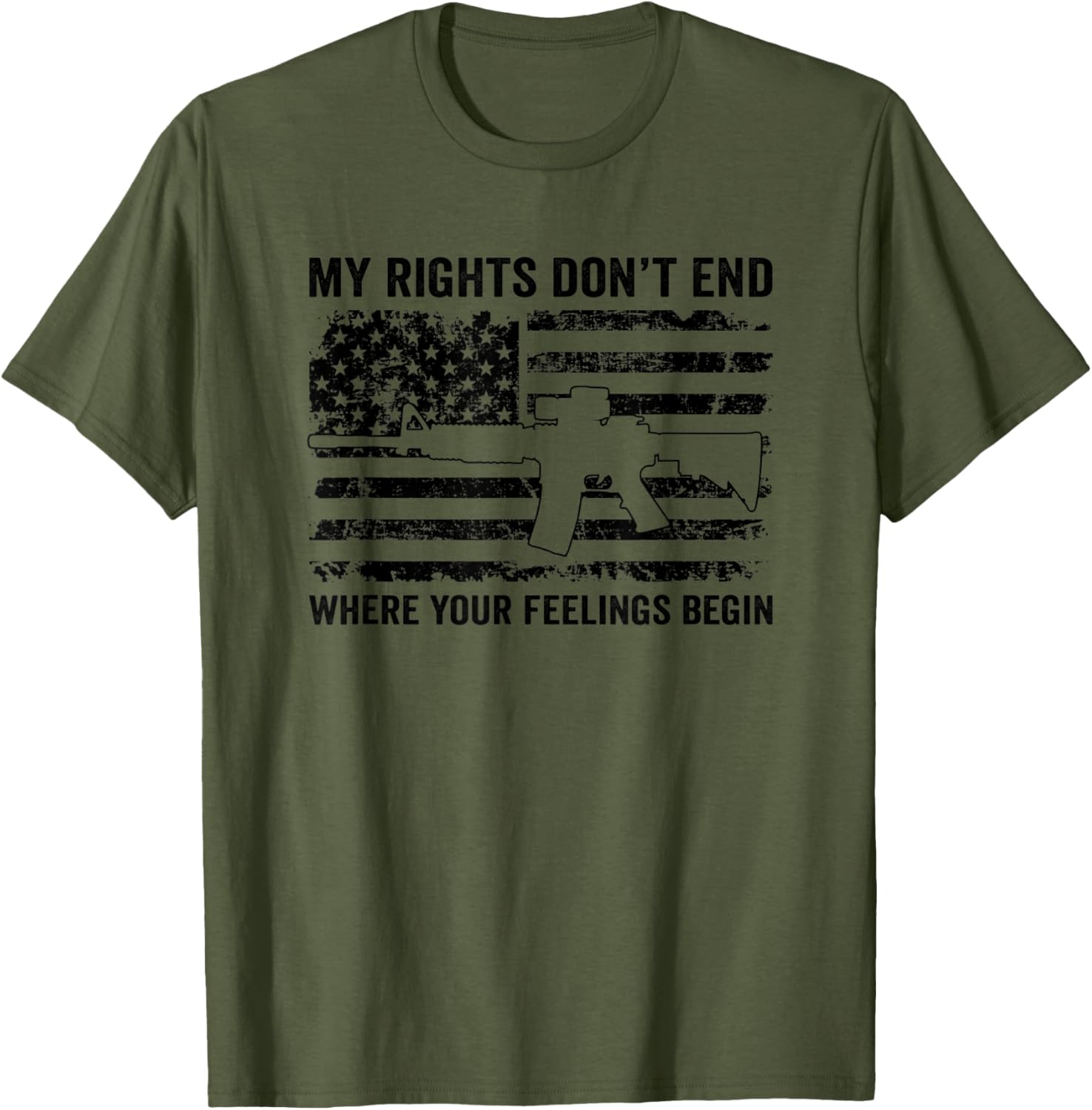 My Rights Dont End Where Your Feelings Begin Camo Gun