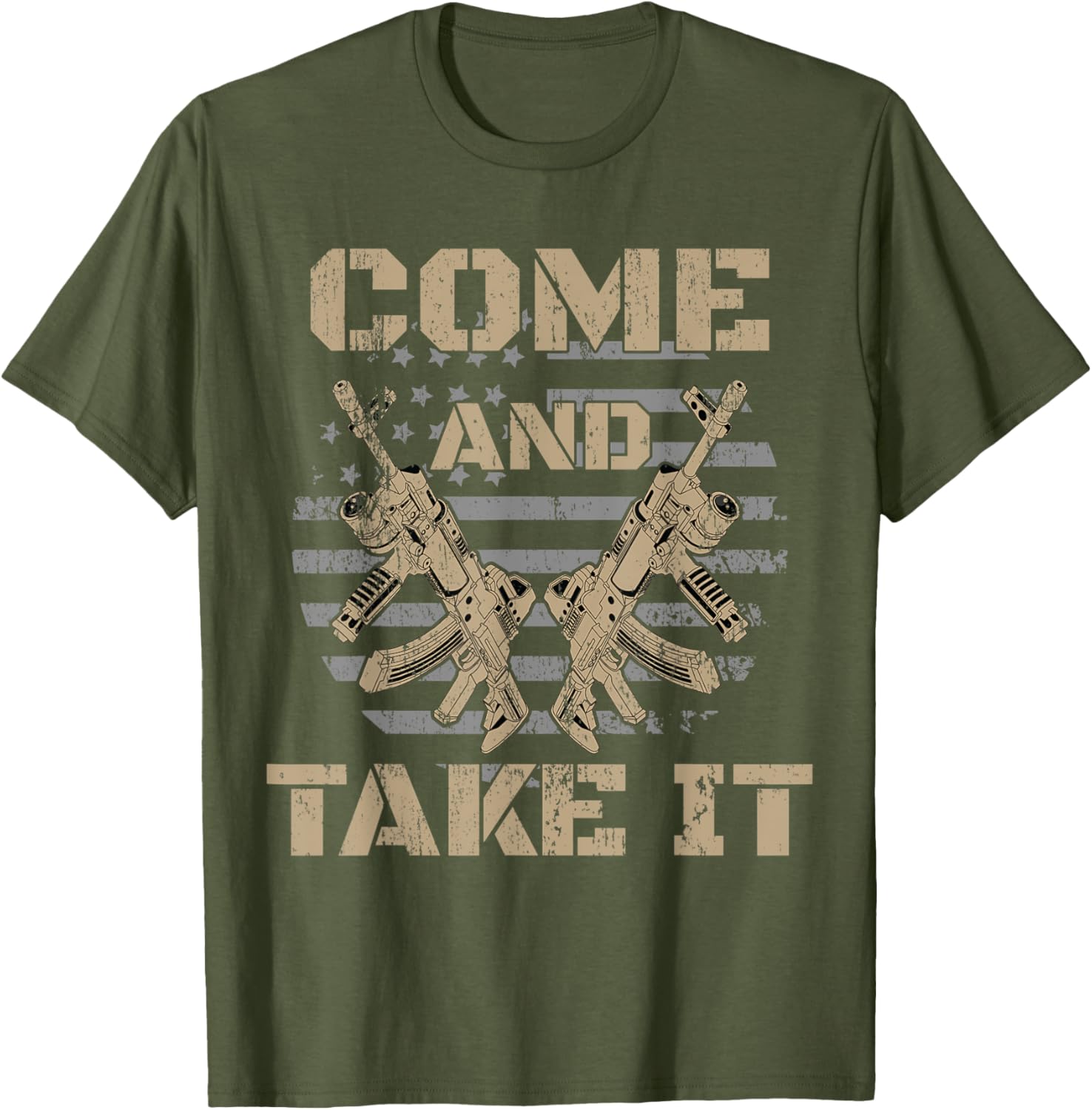 Come Take It Ar 15 Gun Rifle Shirt 2A Gun Rights