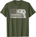 Patriotic 4Th Of July Gun Flag Distressed Usa Gun Flag T Shirt