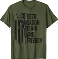 Beer Bacon Guns Freedom Funny Bbq Drinking Camo Gun
