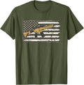Mens Usa Rifle Flag Proud American Gun Owner Usa Gun Flag