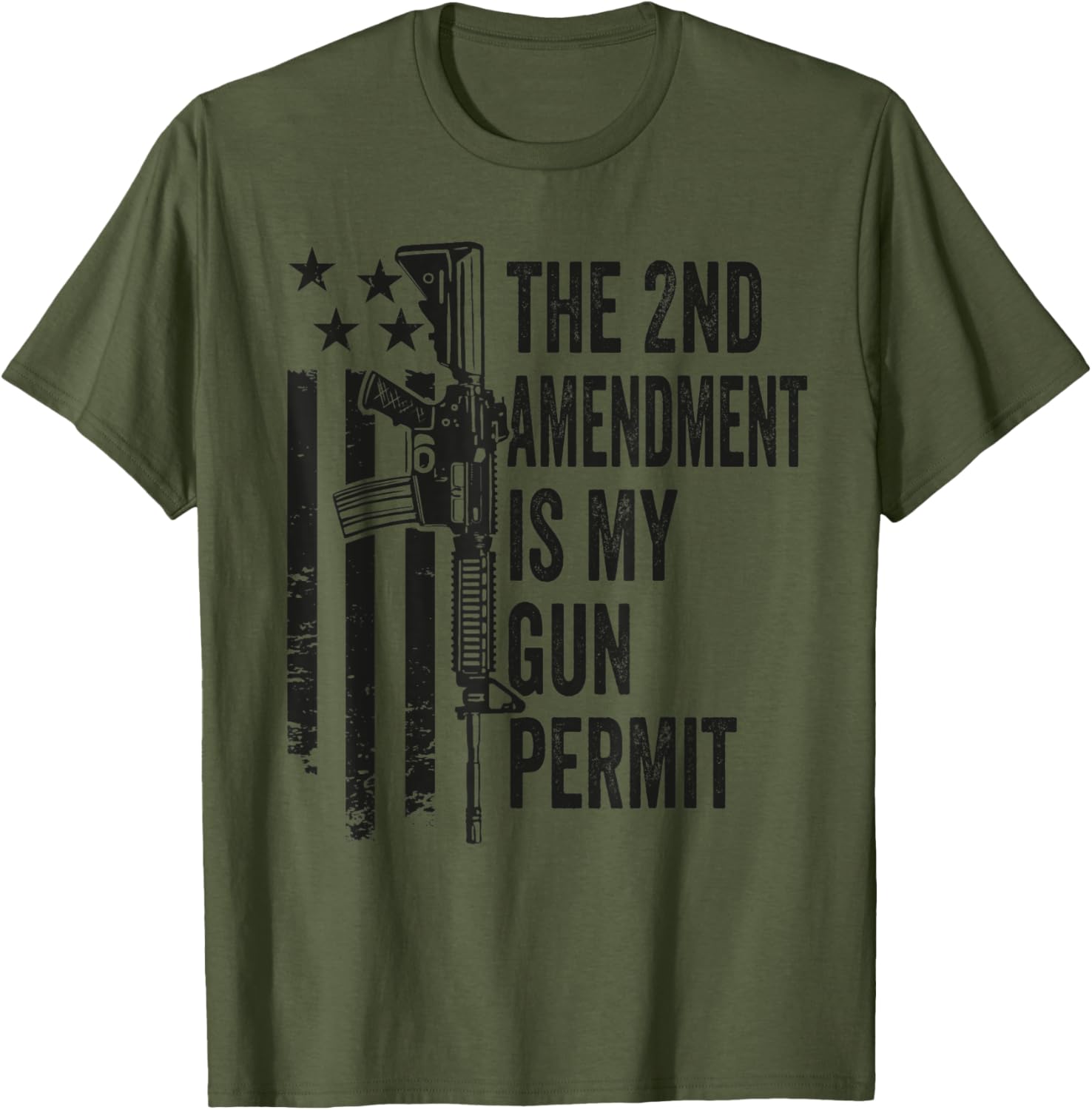 2Nd Amendment Is My Gun Permit Funny Gun Rights Camo